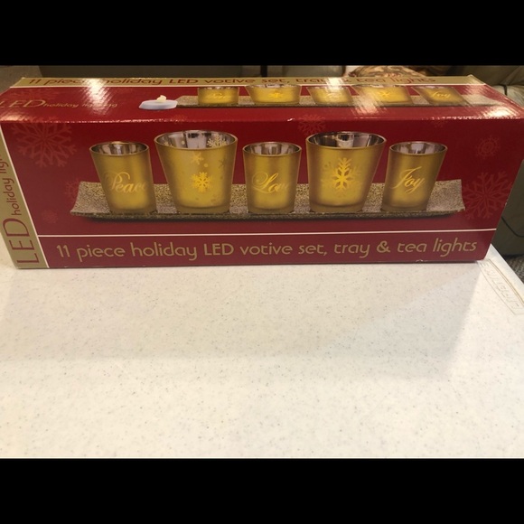 Hallmark Other - Hallmark Christmas LED votive set, New in Box NWT